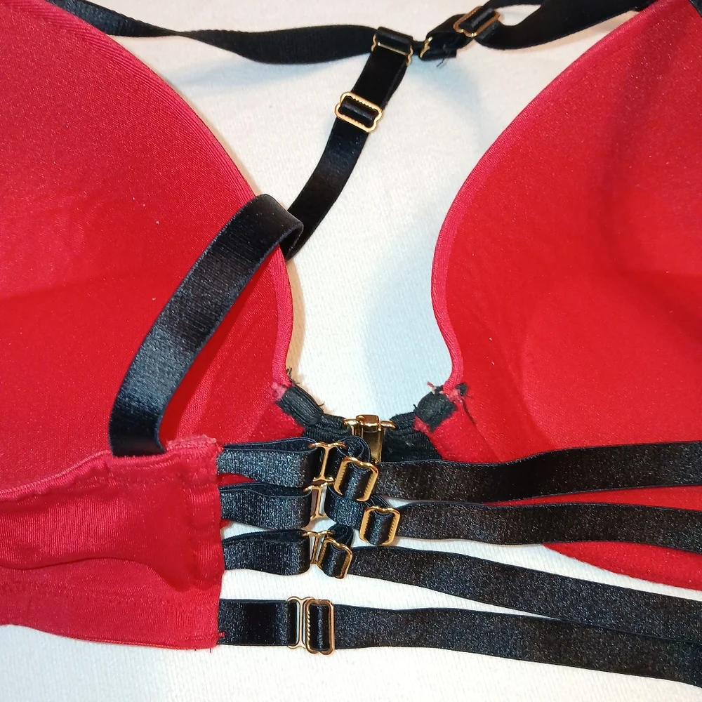 Sz.42D Womens Cacique Boost Plunge Bra - Picture 6 of 10